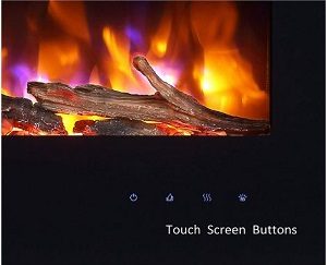 PuraFlame touch screen buttons